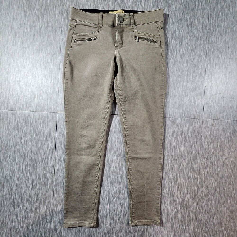 Democracy 4 Ab Technology Skinny Ankle Jeans Khaki Pants